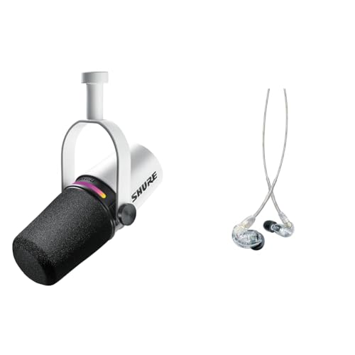 Amazon | SHURE MV7+ ポッドキャストマイクロホン ホワイト MV7+-W
